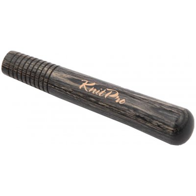 Dřevěná rukojeť pro výměnné háčky KnitPro OASIS Grey Onyx – Zboží Dáma