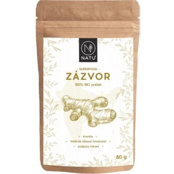 NATU Zázvor BIO prášek 80 g