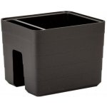 Nohel Garden Truhlík BERBERIS samozavlažovací Antracit 120 x 39 cm – Zboží Mobilmania