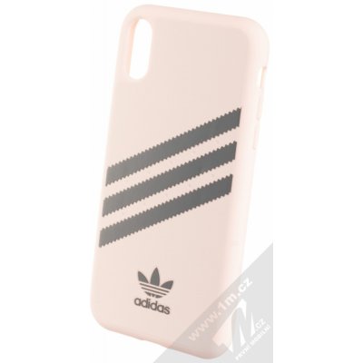 Pouzdro Adidas 3-Stripes Suede Snap Case Apple iPhone XR světle růžové šedé  od 119 Kč - Heureka.cz