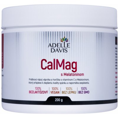 Adelle Davis Calmag vápník hořčík Vitamin C 200 g – Hledejceny.cz