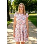 Jsem máma bavlněné kojicí šaty luční kvítí na krémové – Hledejceny.cz