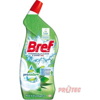 Bref Pro Nature Mint & Eucalyptus WC čistič, 700 ml – Zboží Mobilmania