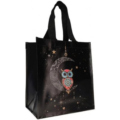BUG ART Taška Černá se sovou – Zboží Mobilmania