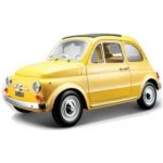 Bburago Fiat 500F 1965 žlutá 1:24 – Sleviste.cz