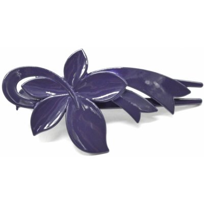 Spona do vlasů s ozdobou Barva: modro-fialová – Zboží Dáma