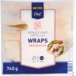 Metro Chef Tortillas Wraps Mexican style 12 x 25 cm – Zboží Dáma