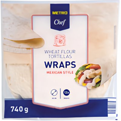 Metro Chef Tortillas Wraps Mexican style 12 x 25 cm – Zboží Dáma