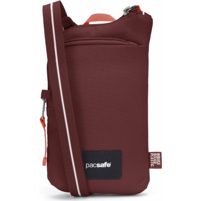 Pacsafe GO TECH CROSS BODY garnet red – Zboží Mobilmania