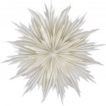 House Doctor Závěsná papírová hvězda Dust Off White 40 cm bílá barva papír – Hledejceny.cz