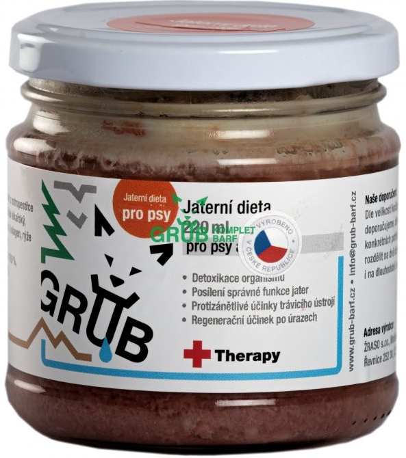 Grub Barf Jaterní dieta 220 ml