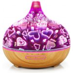 BOT Smart aroma difuzér B11 světlé dřevo / LED srdce 400 ml – Sleviste.cz