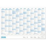 Nástěnný roční A2 modrá 2026 – Zboží Mobilmania