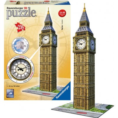 Ravensburger 3D puzzle Big Ben s hodinami 216 ks – Hledejceny.cz