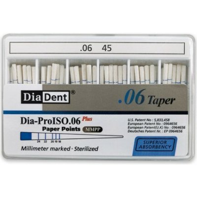 DiaDent Papírové Čepy MMPP 06Taper ISO45 100 ks – Hledejceny.cz