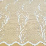 Žakárová záclona V2502 bílá 150 cm – Hledejceny.cz