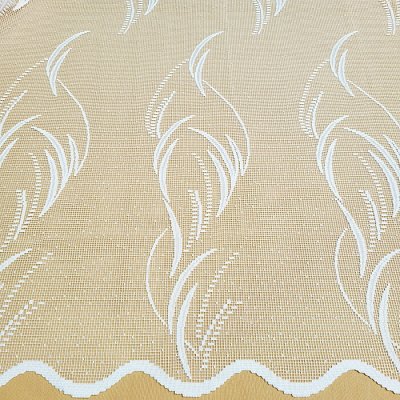 Žakárová záclona V2502 bílá 150 cm – Hledejceny.cz