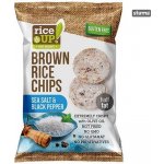 Rice Up Rýžové chipsy mořská sůl a pepř 60g – Zboží Dáma