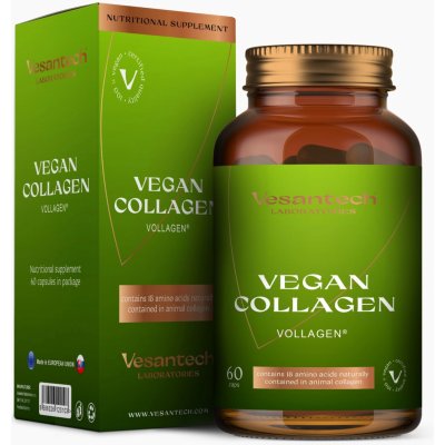 Vesantech Laboratories veganský kolagen 500 mg 60 kapslí – Hledejceny.cz