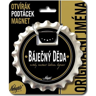 Nekupto Otvírák na pivo, podtácek - Báječný děda V.I.P. NKQ – Hledejceny.cz