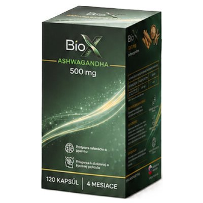 BioX ASHWAGANDA 500 mg 120 kapslí – Hledejceny.cz