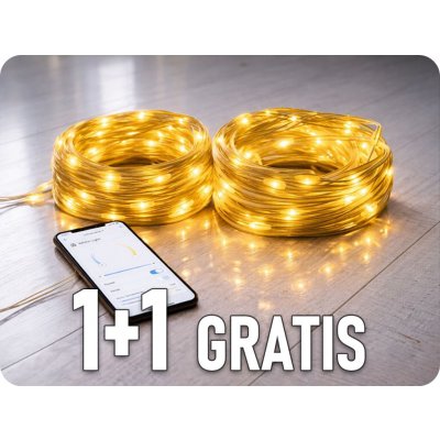 Eco Light Smart LED dekorační řetěz 30m, 3.1W, IP65, 1+1 zdarma! [ML61611] – Hledejceny.cz