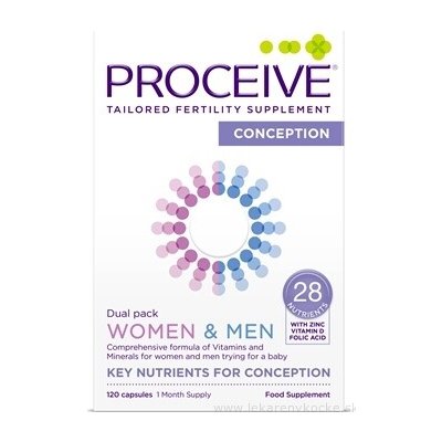 PROCEIVE CONCEPTION WOMEN & MEN Dual kapslí 60 pro ženy + 60 pro muže 1 set – Hledejceny.cz