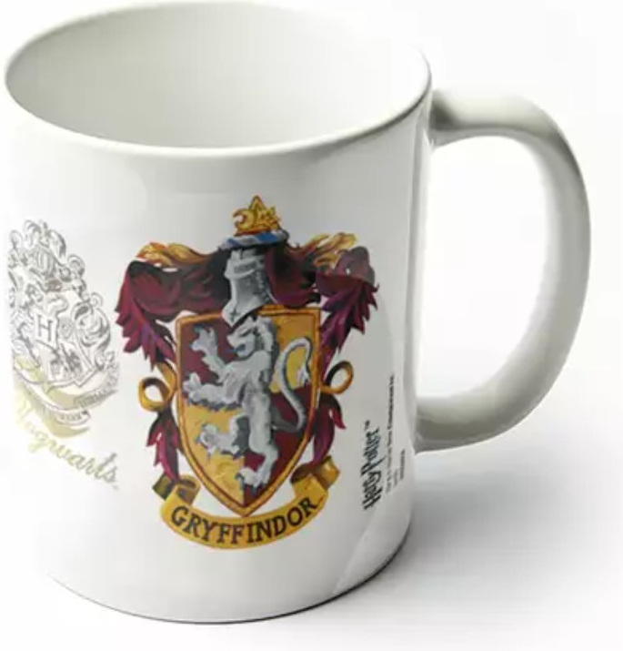 CurePink Bílý keramický hrnek Harry Potter Gryffindor Nebelvír MG22058 315  ml od 215 Kč - Heureka.cz