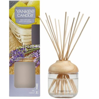 Yankee Candle Fragranced Reed vonná stébla Lemon Lavender Citrón s levandulí 120 ml – Zboží Mobilmania