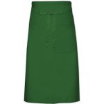 Link Kitchen Wear Kuchařská zástěra s kapsou X970T Bottle Green 100x70cm – Hledejceny.cz