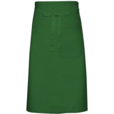 Link Kitchen Wear Kuchařská zástěra s kapsou X970T Bottle Green 100x70cm – Hledejceny.cz