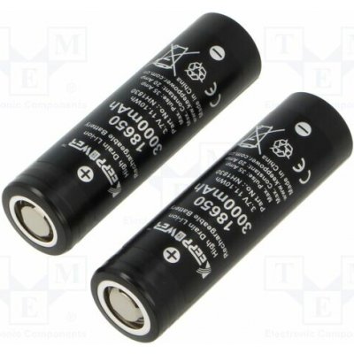 KEEPPOWER NH1830 Akum: Li-Ion; 18650,MR18650; 3,7V; 3000mAh; Ø18,5x66,5mm; 20A; 2ks. – Zboží Živě
