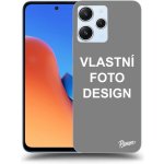 Pouzdro Picasee silikonové Xiaomi Redmi 12 4G - Vlastní design/motiv černé – Zboží Mobilmania