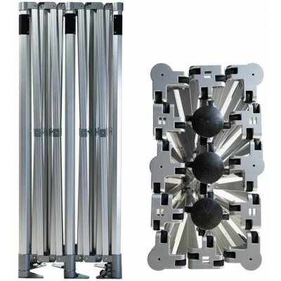 TENTino Konstrukce nůžkového párty stanu BIG HEXAGON EXTRA HIGH ROOF 4x8 m bez opláštění – Zboží Dáma