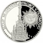 Česká mincovna platinová mince UNESCO Sloup Nejsvětější Trojice v Olomouci proof 1 oz