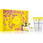 Versace Yellow Diamond EDT 90 ml + EDT 5 ml + sprchový gel 100 ml + tělové mléko 100 ml dárková sada – Hledejceny.cz