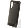 Pouzdro a kryt na mobilní telefon Sony Pouzdro 1Mcz Carbon TPU ochranný Sony Xperia 10 V černé