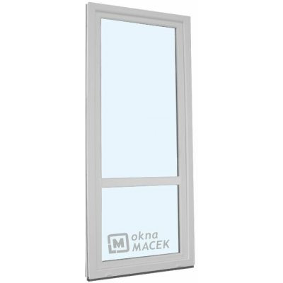 Kömmerling balkonové dveře 70 AD OS s příčkou levé bílá 70 x 200 cm jednostranná klika + madýlko + PVC rám – Hledejceny.cz