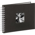 Hama album klasické spirálové FINE ART 24x17 cm, 50 stran, černá, bílé listy – Zboží Mobilmania