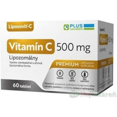 Plus Lékárna Vitamin C 500 mg lipozomální 60 tablet – Hledejceny.cz