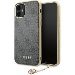 Pouzdro Guess iPhone 13 4G Charms Collection šedé