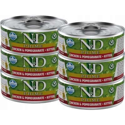 N&D Cat Prime Kitten Chicken & Pomegranate 70 g – Zboží Mobilmania