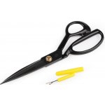 Krejčovské nůžky QK délka 24 cm s páráčkem Varianta: černá, Balení: 1 ks 59991/154568/277052 – Hledejceny.cz