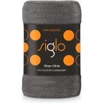 Faro Deka mikroplyš super soft tmavě šedá 130x170 – Hledejceny.cz