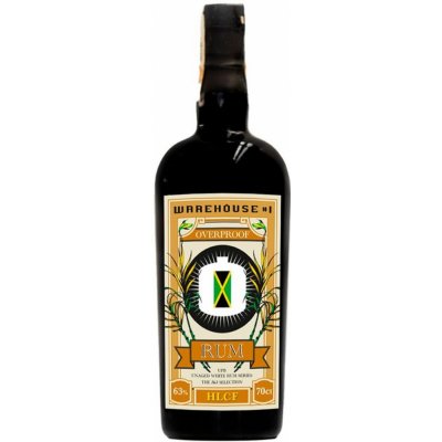 Warehouse 1 Overproof White HLCF 63% 0,7 l (holá láhev) – Zboží Mobilmania