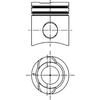 Píst KOLBENSCHMIDT 40275600 – Zboží Mobilmania