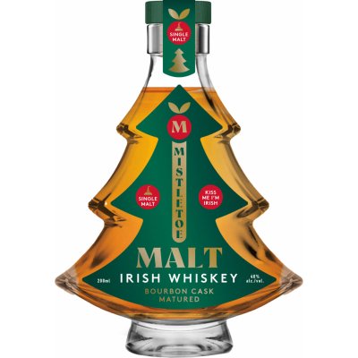 Mistletoe Malt Irish Whiskey Vánoční stromek 40% 0,2 l (holá láhev) – Hledejceny.cz
