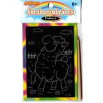 ArtLover Mini škrabací obrázek duhový lamy – Zboží Dáma