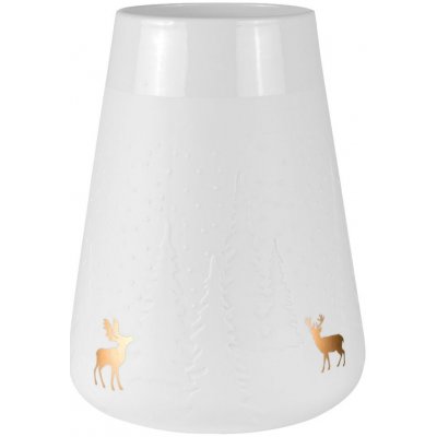 räder Porcelánová váza Winter Landscape 24 cm bílá barva porcelán – Hledejceny.cz