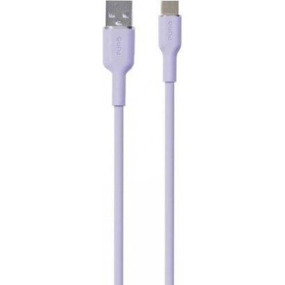 Puro kábel Soft Silicone Cable USB-A to USB-C 1.5m - Lavender